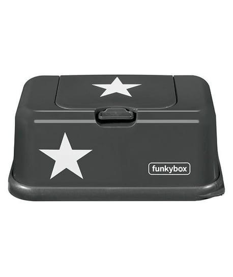 Funkybox, Pojemnik na chusteczki, White Star, Dark Grey Funybox