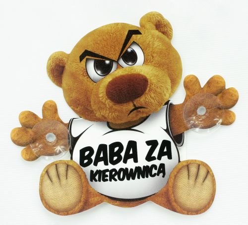 Funny Bear, Zawieszka na szybę, Baba za kierownicą Miko