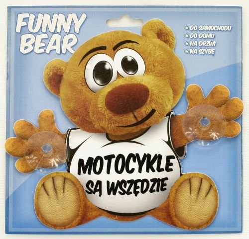 Funny Bear, Zawieszka na szybę, Motocykle są wszędzie Miko