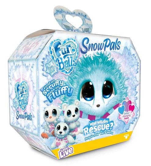 Fur Balls, maskotka niespodzianka Snow Pals Śnieżni Przyjaciele TM Toys