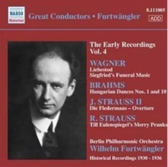 Furtwangler Early Recordings. Volume 4 Various Artists
