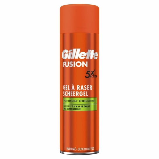 Fusion Sensitive Skin, Żel do golenia dla skóry wrażliwej, 200 ml Gillette