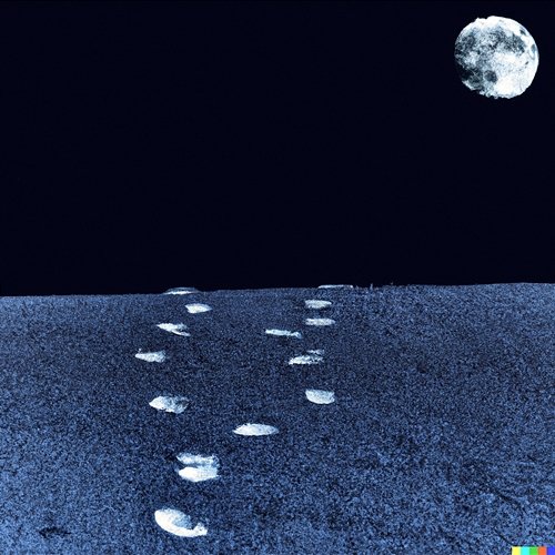Fußspuren auf dem Mond Airon, NESSI