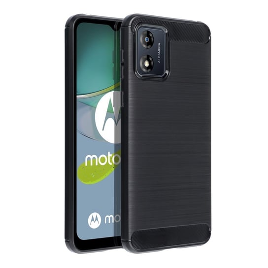 Futerał CARBON do MOTOROLA E13 czarny Inna marka