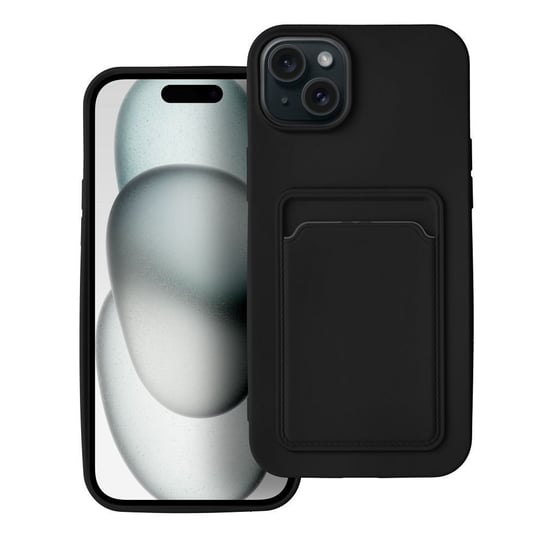 Futerał CARD CASE do IPHONE 15 PLUS czarny Partner Tele