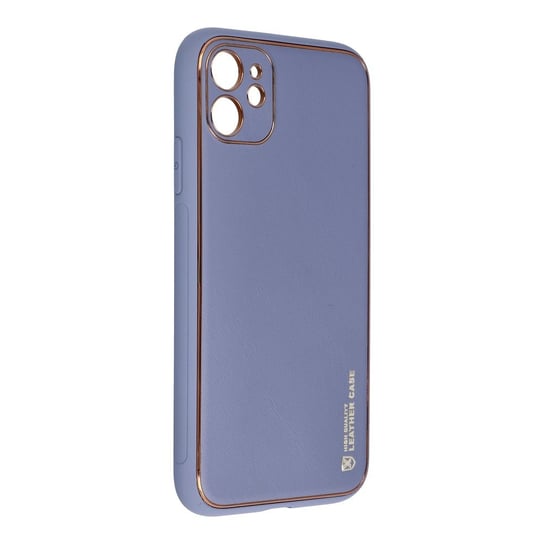 Futerał Forcell LEATHER Case skórzany do IPHONE 11 ( 6,1" ) niebieski Forcell