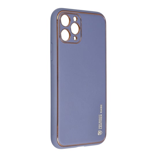 Futerał Forcell LEATHER Case skórzany do IPHONE 11 PRO ( 5,8" ) niebieski Forcell