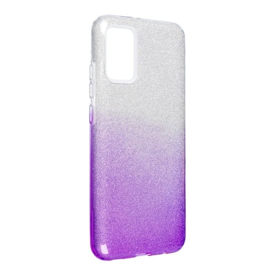 Futerał Forcell SHINING do SAMSUNG Galaxy A02S transparent/fiolet Forcell