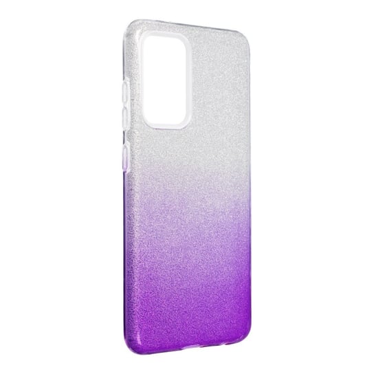 Futerał Forcell SHINING do SAMSUNG Galaxy A52 5G / A52 LTE ( 4G ) / A52S transparent/fiolet Forcell