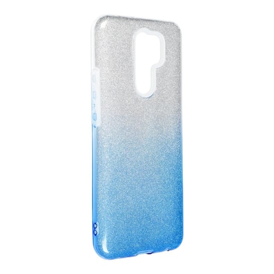 Futerał Forcell SHINING do XIAOMI Redmi 10 transparent/niebieski Forcell