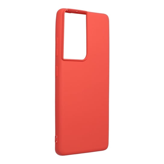 Futerał Forcell SILICONE LITE do SAMSUNG Galaxy S21 Ultra różowy Forcell