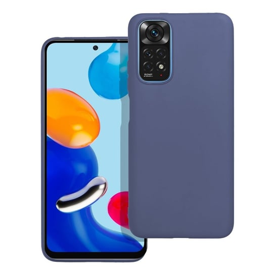 Futerał MATT do XIAOMI Redmi NOTE 11 / 11S niebieski OEM