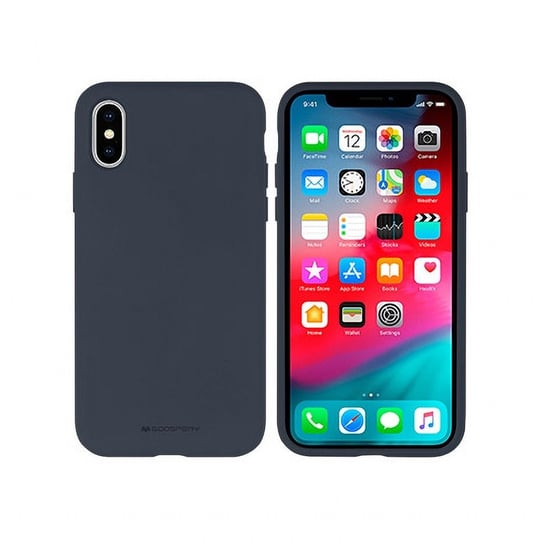 Futerał Mercury Silicone do Iphone 13 PRO MAX niebieski Mercury