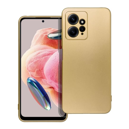 Futerał METALLIC do XIAOMI Redmi NOTE 12 4G złoty Inna marka