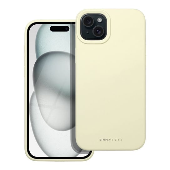 Futerał Roar Cloud-Skin - do iPhone 15 Plus Jasnożółty Roar