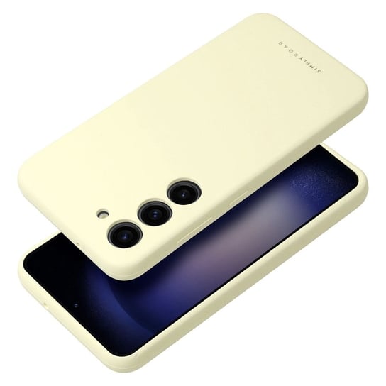 Futerał Roar Cloud-Skin - do Samsung Galaxy S23 5G Jasnożółty Roar