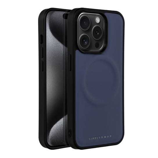 Futerał Roar Mag Morning Case - do iPhone 15 Pro Granatowy Roar