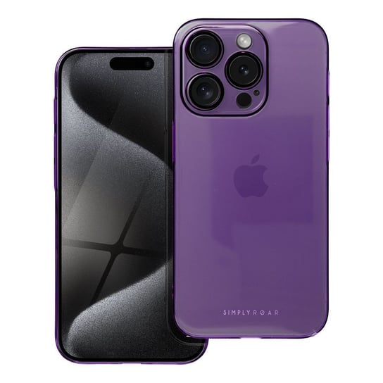 Futerał Roar Pure Simple Fit Case - do iPhone 13 Fioletowy Partner Tele
