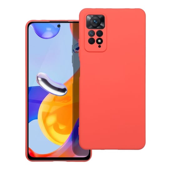 Futerał SILICONE do XIAOMI Redmi NOTE 11 PRO 5G brzoskwiniowy OEM