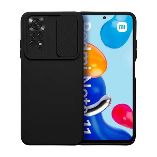 Futerał SLIDE do XIAOMI Redmi NOTE 11 / 11S czarny OEM