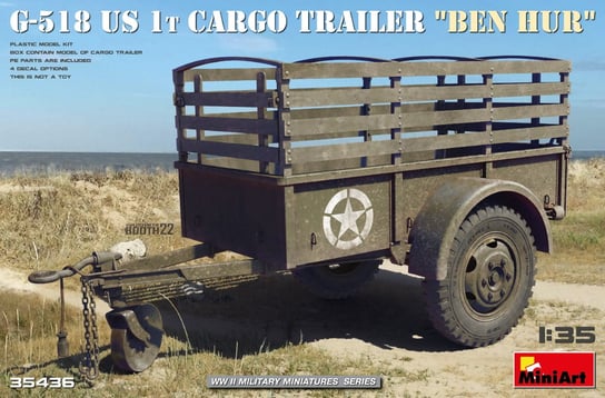 G-518 US 1T Cargo Trailer Ben Hur 1:35 MiniArt 35436 MiniArt