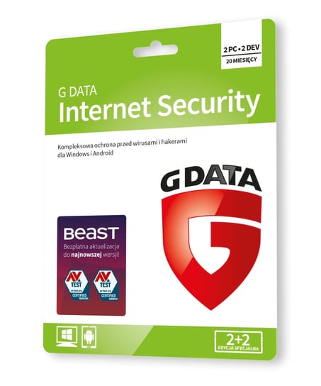 G Data Internet Security 2+2 20 MCY Karta G Data