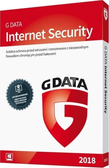 G DATA Internet Security 2018 090163, 1 stanowisko, 12 miesięcy, BOX G Data