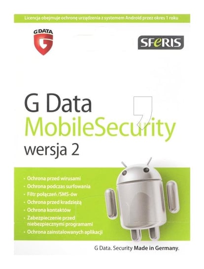 G DATA MobileSecurity 2, BOX, licencja, 1 stanowisko, polski G Data