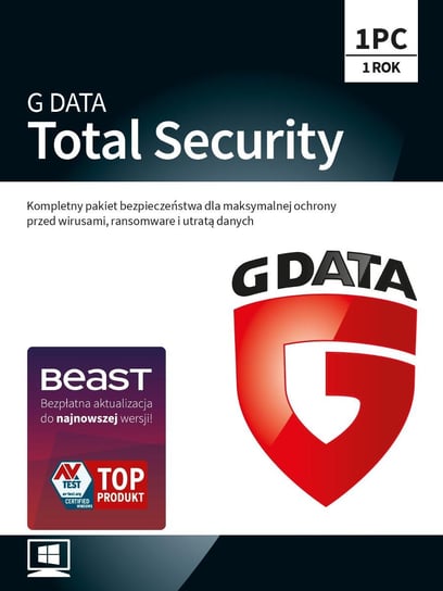 G DATA Total Security - 1 urządzenie, 1 rok Antywirusy