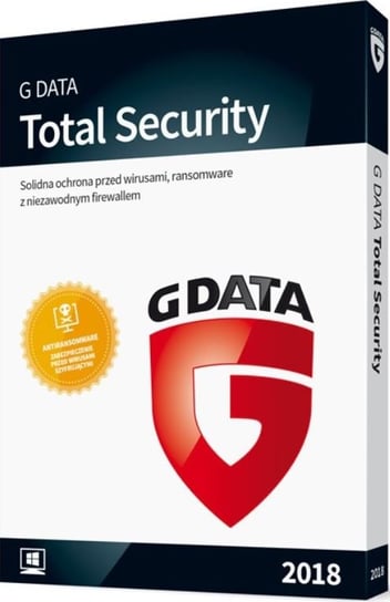 G DATA Total Security 2018 090173, 3 stanowiska, 12 miesięcy, BOX G Data
