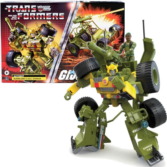 G.I. Joe X Transformers Lonzo "Stalker" Wilkinson Bumblebee A.W.E. Striker Hasbro