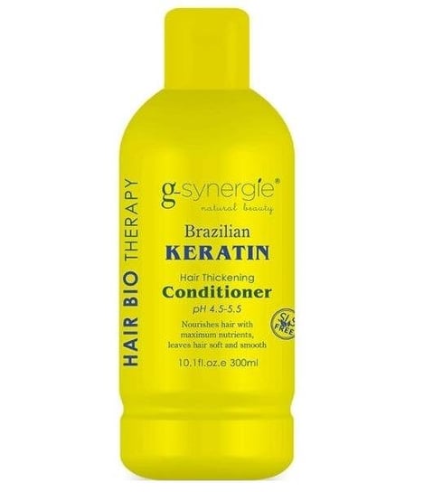 G-Synergie, Brazilian Keratin, odżywka zwiększająca objętość włosów, 300 ml G-Synergie