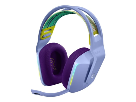 G733 LIGHTSPEED Wireless RGB Gaming Headset - LILAC - EMEA Logitech