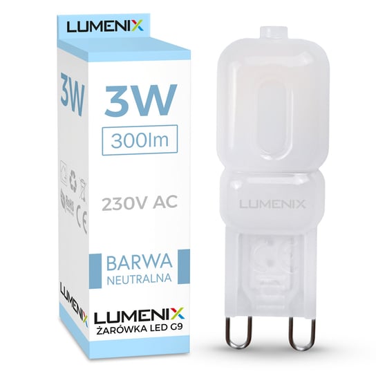 G9 2835 3W 230V ŚCIEMNIALNA NEUTRALNA Lumenix DLED