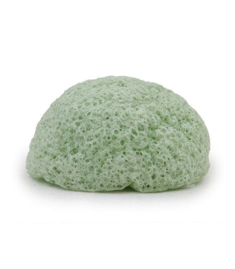 Gąbka Konjac do twarzy, Zielona Herbata, aż 6,3 - 8 cm średnicy, Bebevisa Bebevisa