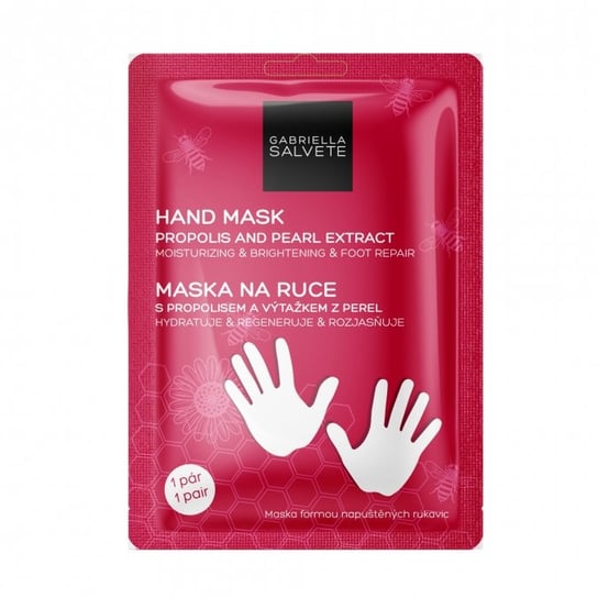 Gabriella Salvete Hand Mask Propolis And Pearl Extract 1szt GABRIELLA SALVETE