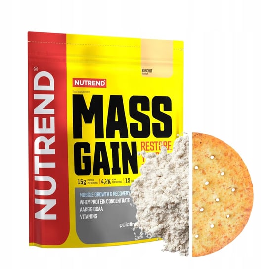 Gainer Nutrend Mass Gain 1050g ciasteczko wzrost i regeneracja mięśni Nutrend