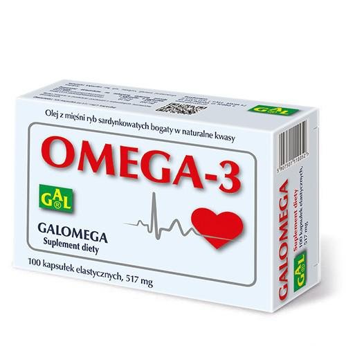 Gal, Omega 3,  Suplement diety, 100 kaps. Inna marka