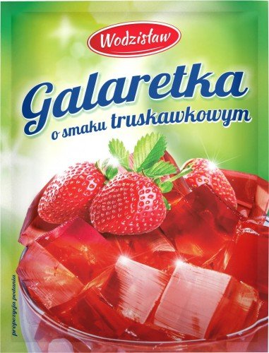 Galaretka o smaku truskawkowym 75 g Weleda