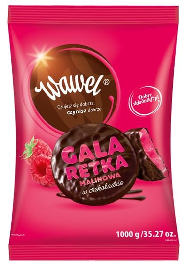 Galaretka w czekoladzie Malinowa Wawel 1kg Wawel