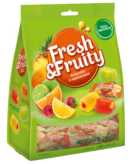Galaretki Fresh&Fruity Owocowe Z Sokiem Wawel 245G Wawel