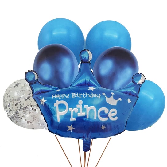 Galaxy, Balony Zestaw Urodzinowy Prince 3 Latka Galaxy