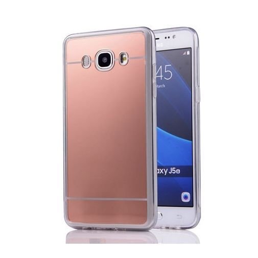 Galaxy J5 2016r mirror, lustro silikonowe, lustrzane TPU, rose gold EtuiStudio