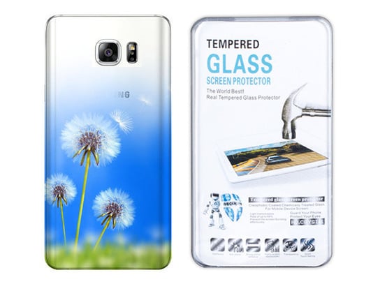 Galaxy Note 5 Sm-N920 Etui Gradient Nadruk + Szkło Kreatui