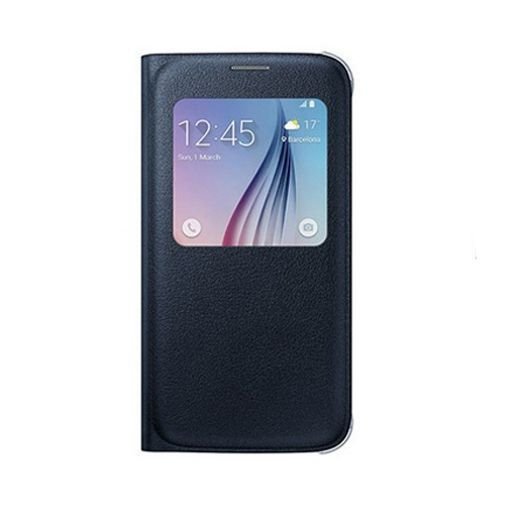 Galaxy Note 7 Flip S View z klapką czarne. EtuiStudio