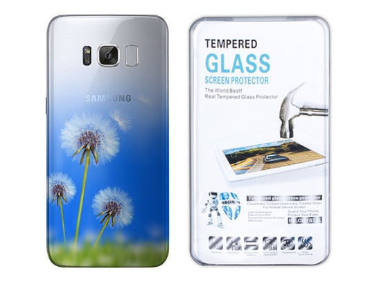 Galaxy S8 Plus Sm-G955 Etui Gradient Nadruk +Szkło Kreatui