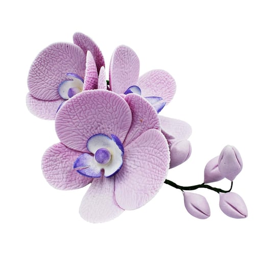 Gałązka Orchidei Liliowej Kwiat Na Tort Weselny Urodzinowy Slado