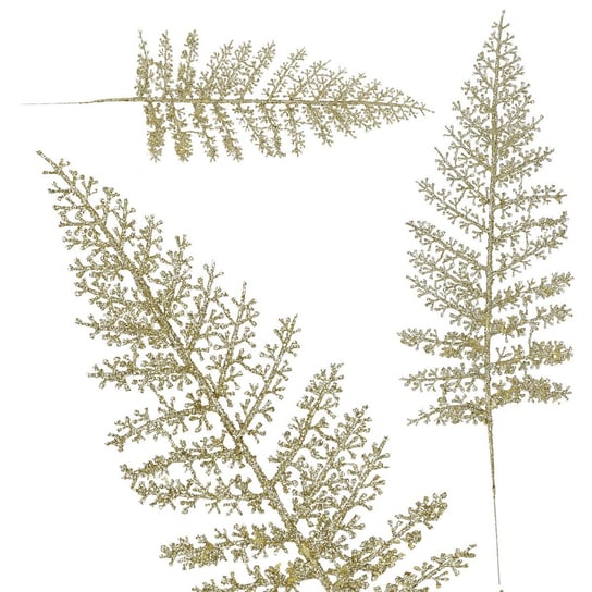 Gałązka świąteczna 45 cm ozdoba do stroika liść dekoracja sztuczna Springos