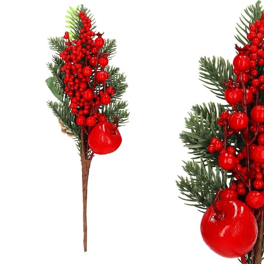 Gałązka świąteczna do stroika dekoracja 32 cm Springos
