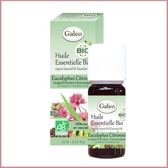 Galeo, Olejek eteryczny BIO z eukaliptusa cytrynowego, 10 ml Galeo
